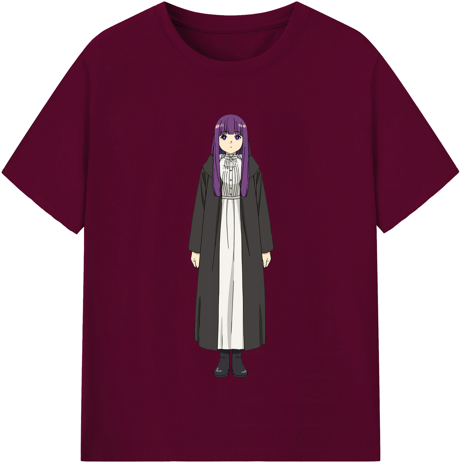 （画像用） 葬送のフリーレン Frieren レディースカジュアルプリントTシャツ（綿100％）